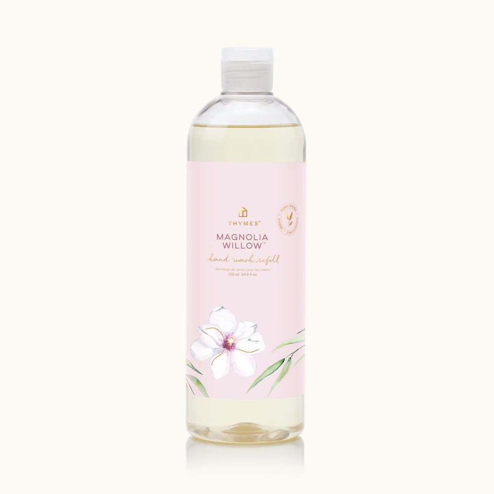 Thymes Magnolia Willow Hand Wash Refill is a woody floral image number 0